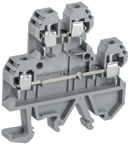 Клемма винтовая IEK КВИ-4-2L 2х-уровневая 4мм2 серый картинка 